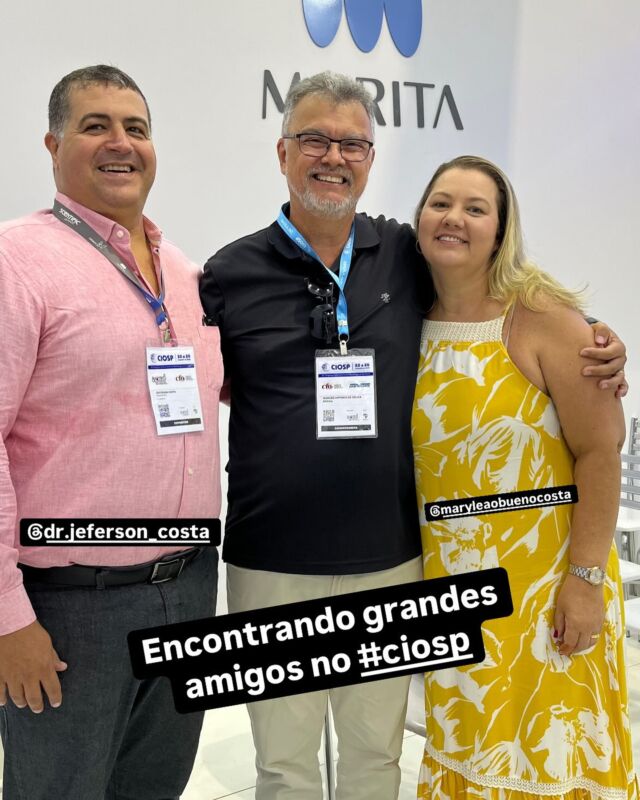 Encontrando esse casal amigo no CIOSP